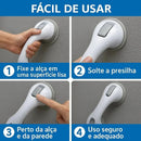 Barra de Apoio Portátil para Banheiro - SafeGrip Pro - DeusJoy.com