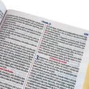 Bíblia Sagrada Letra Gigante Botão Preta c/ Vermelho - DeusJoy.com