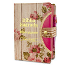 Bíblia Sagrada Letra HIpergigante - Revista e Corrigida C/ Harpa - DeusJoy.com