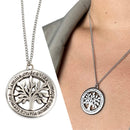 Colar Árvore Da Vida PrataAço Inox - DeusJoy.com