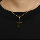 Corrente de Fé com Cruz Dourada – Deus Joy Collection - DeusJoy.com