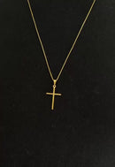 Corrente de Fé com Cruz Dourada – Deus Joy Collection - DeusJoy.com