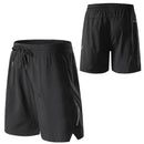 Shorts Masculinos de Esporte com Faixa Refletiva e Bolsos - DeusJoy.com