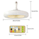 Ventilador de Teto com Luminária Turbo Led - DeusJoy.com