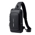 SecureBag Pro | Bolsa de Ombro Antifurto com Carregamento USB
