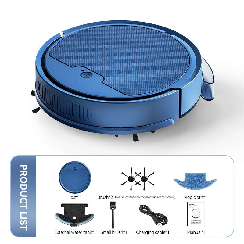 SmartClean Max 2000 – Robô Aspirador Inteligente com Controle e Alto Poder de Sucção