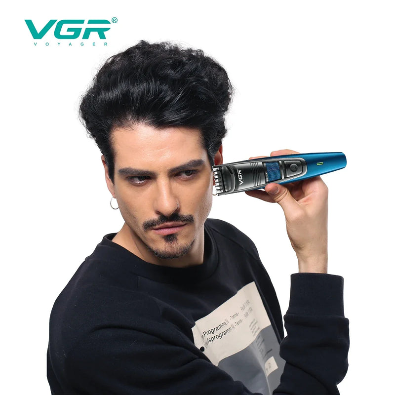 Barbeador VGR - Corte Profissional Cabelo E Barba Cabelereiro