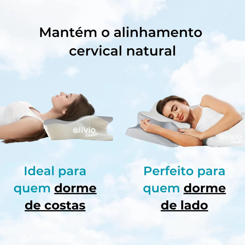 Travesseiro Ortopedico Alívio - Postura & Descanso