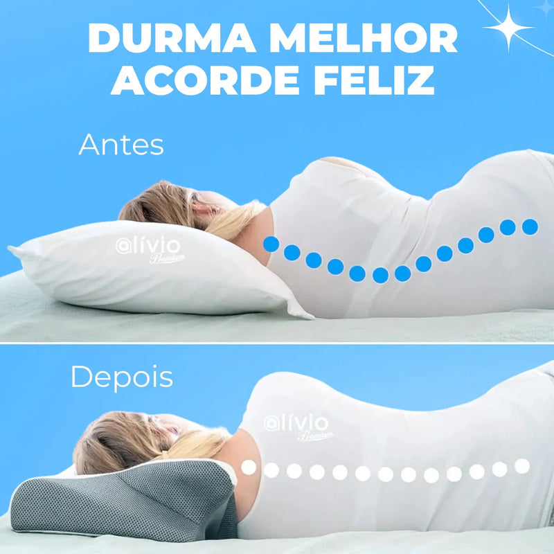 Travesseiro Ortopedico Alívio - Postura & Descanso