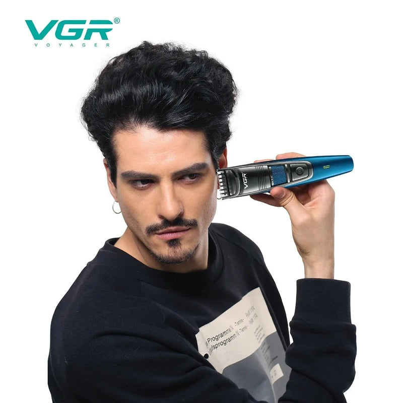 Barbeador VGR - Corte Profissional Cabelo E Barba Cabelereiro - DeusJoy.com