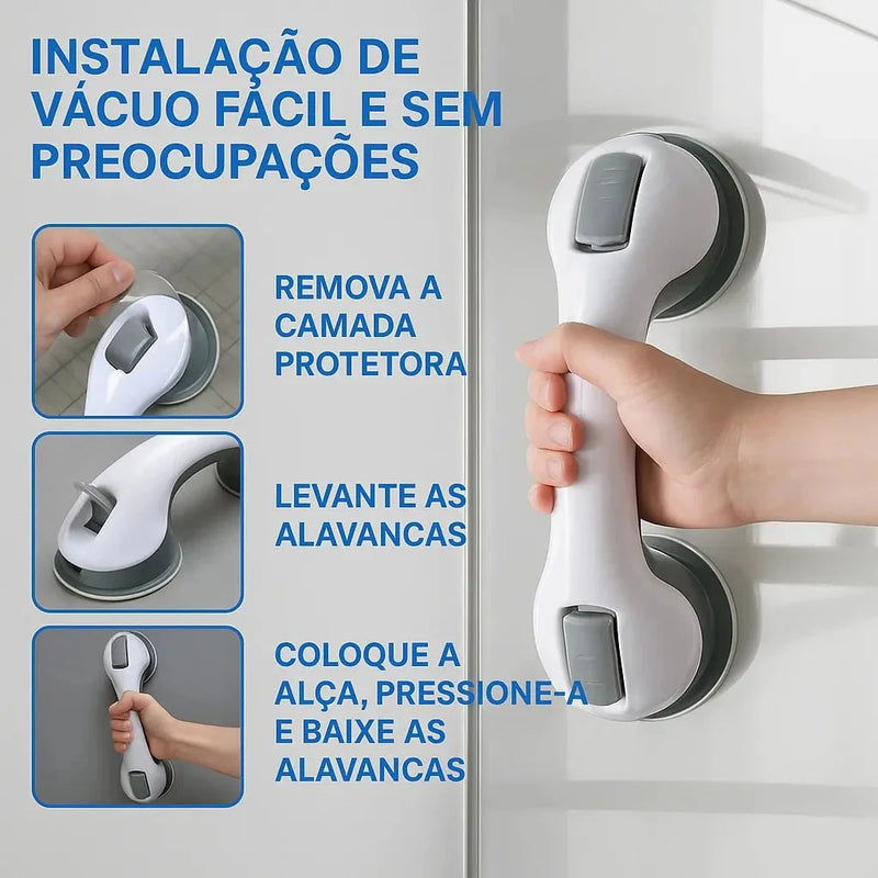 Barra de Apoio Portátil para Banheiro - SafeGrip Pro