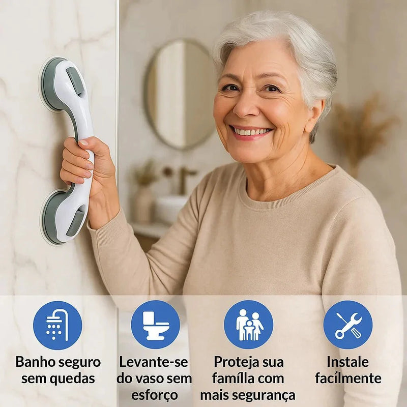 Barra de Apoio Portátil para Banheiro - SafeGrip Pro
