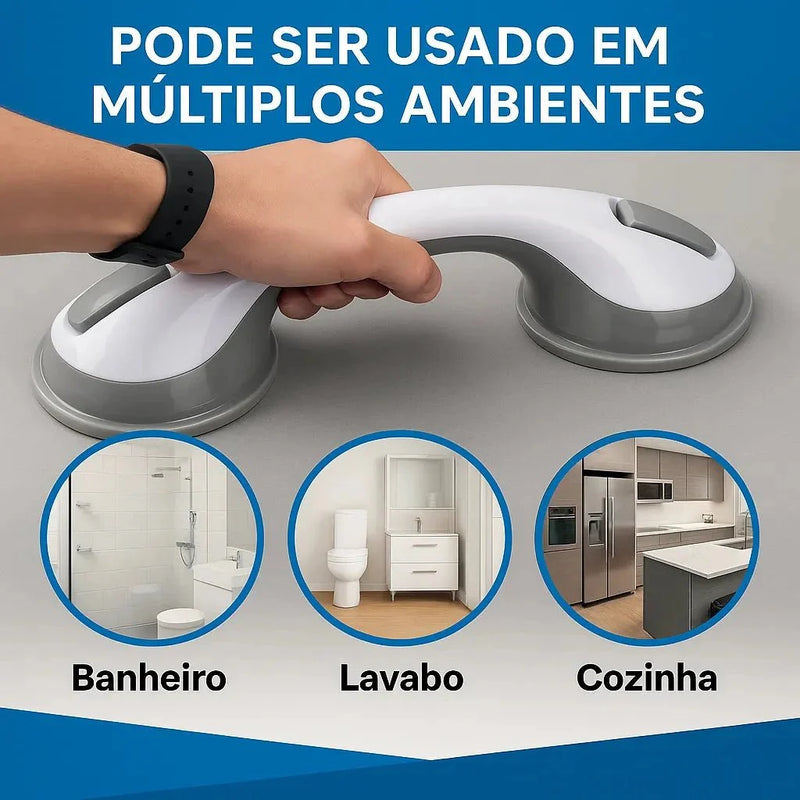 Barra de Apoio Portátil para Banheiro - SafeGrip Pro