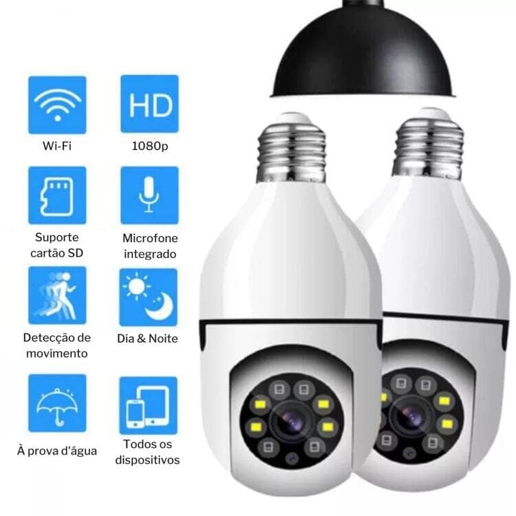 Vision360 - Câmera de Segurança Full HD Wi-Fi Inteligente