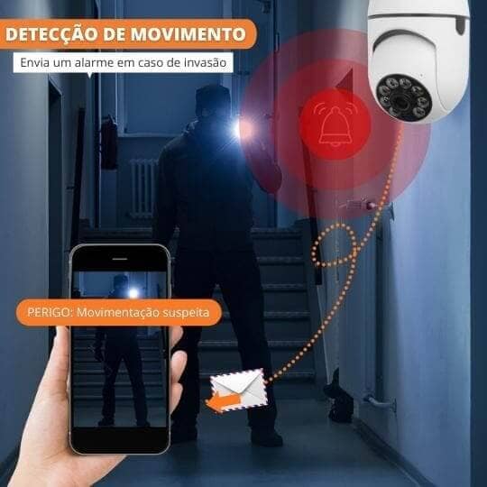 Vision360 - Câmera de Segurança Full HD Wi-Fi Inteligente