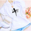 Camiseta - Porque Ele Vive - Moda Evangélica - DeusJoy.com