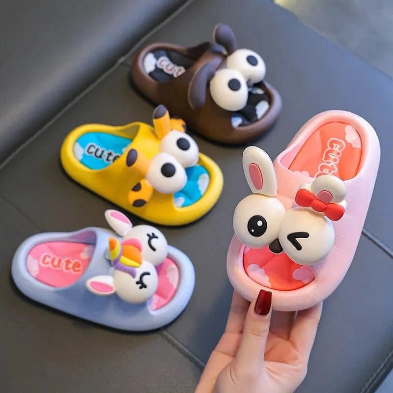 Chinelo Infantil Slide Animais Divertidos - DeusJoy.com