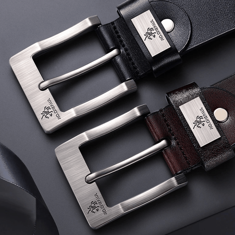 Cinto Masculino de Couro - DeusJoy.com