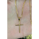 Corrente de Fé com Cruz Dourada – Deus Joy Collection - DeusJoy.com