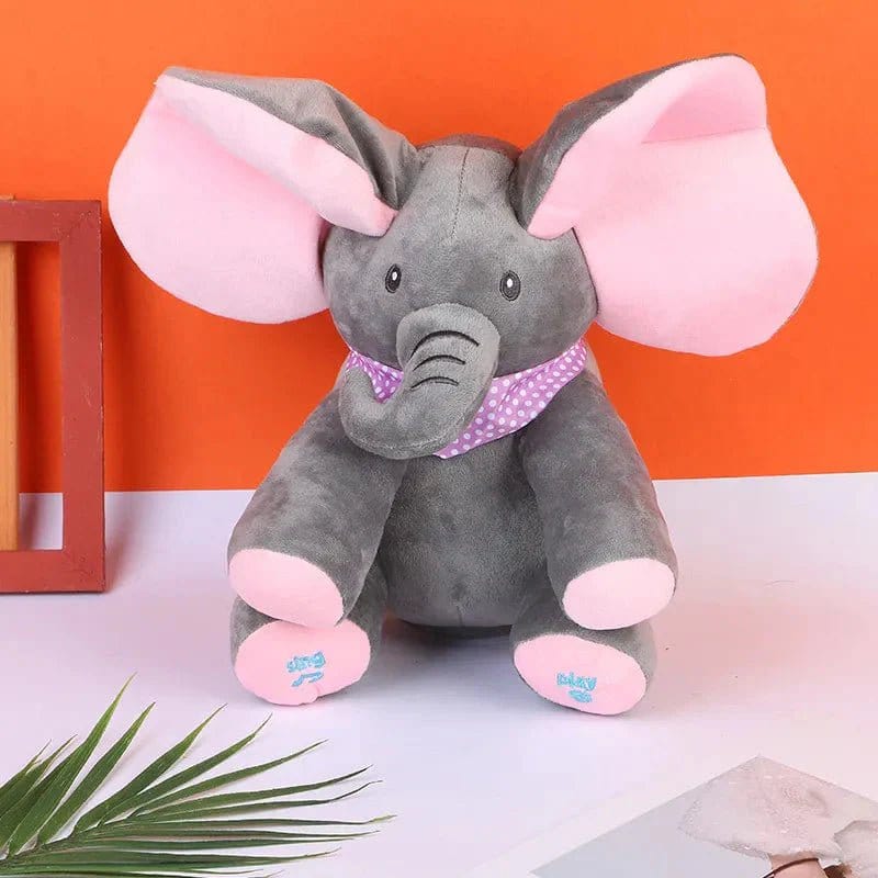 Elefante de Pelúcia que Canta e Interage - DeusJoy.com