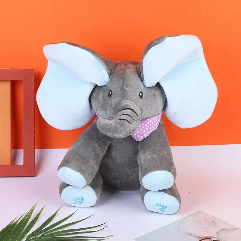 Elefante de Pelúcia que Canta e Interage - DeusJoy.com