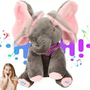 Elefante de Pelúcia que Canta e Interage - DeusJoy.com