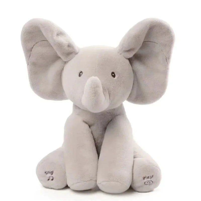 Elefante de Pelúcia que Canta e Interage - DeusJoy.com