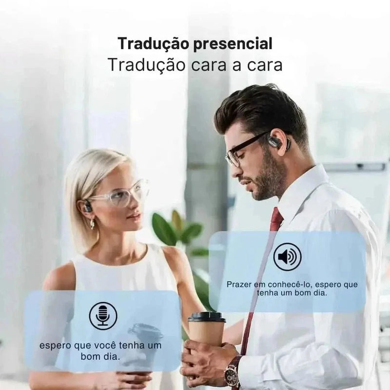 Fone Tradutor Bluetooth Miniso MS162 – Tradução em Tempo Real - DeusJoy.com