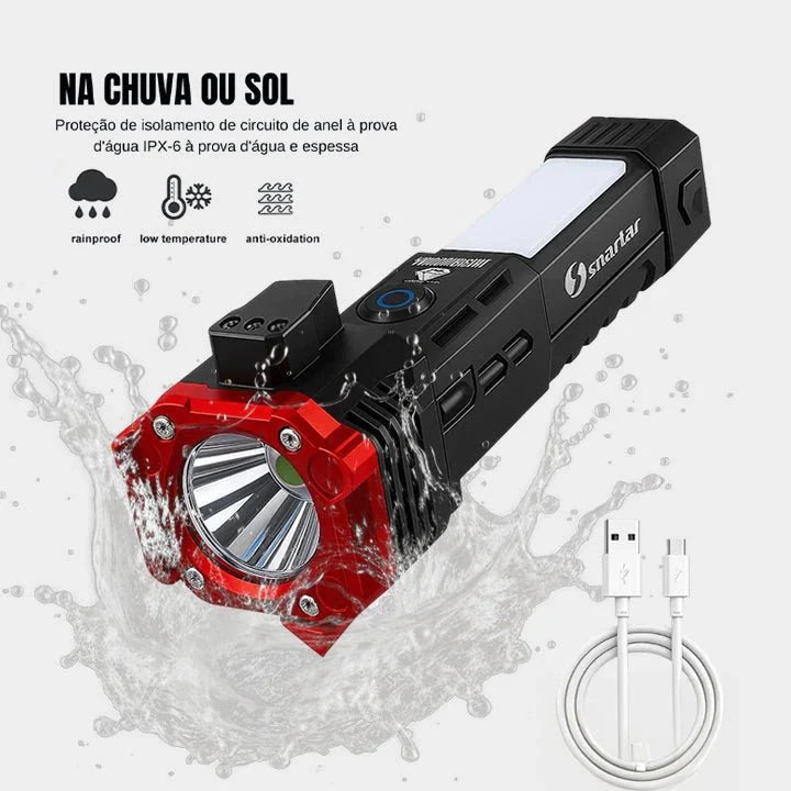 Lanterna Indestrutível 4 em 1 - Ultra Potência Max