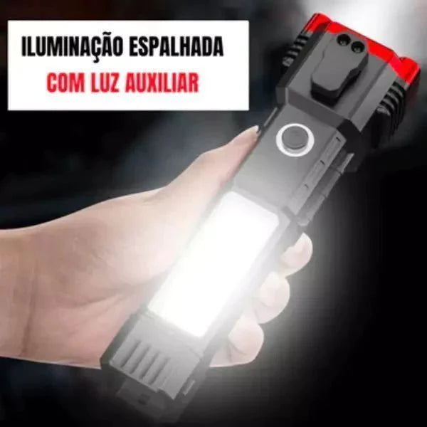 Lanterna Indestrutível 4 em 1 - Ultra Potência Max