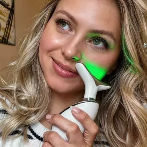 Massageador Facial com Fototerapia Anti - Rugas - DeusJoy.com