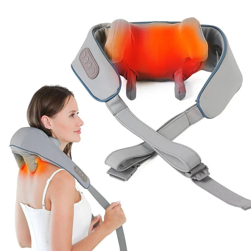 RelaxNeck Massageador Inteligente com Aquecimento – Pescoço e Ombros Sem Dor