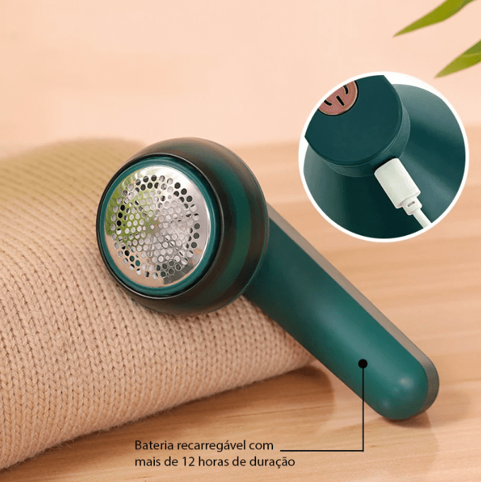MaxClean Pro - Removedor Elétrico de Bolinhas, Fiapos e Pelos de roupas - DeusJoy.com