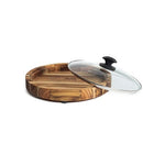 MesaNobre| Gamela Redonda Em Madeira com Tampa - DeusJoy.com