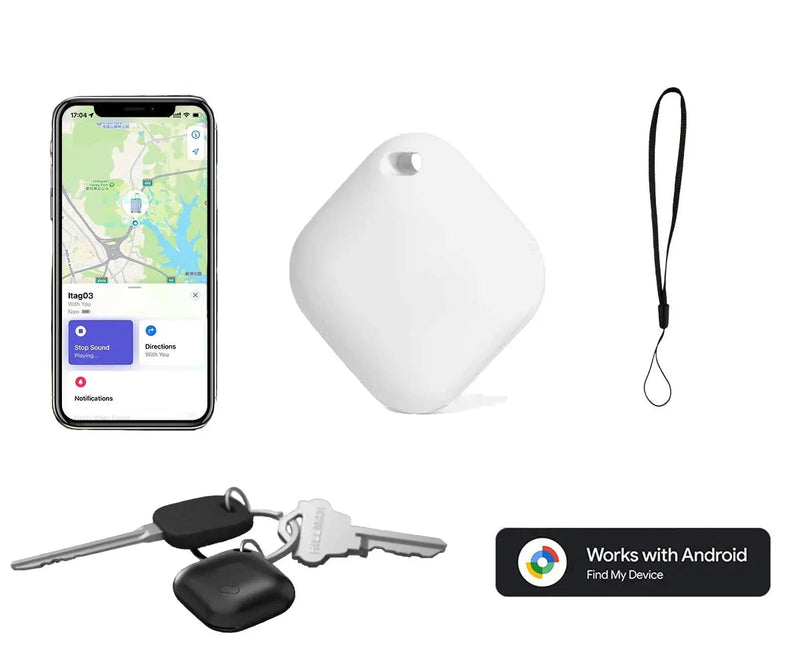Mini Rastreador GPS iPhone/ Android  SeguraMe – Localizador de Chaves, Mochilas e Objetos