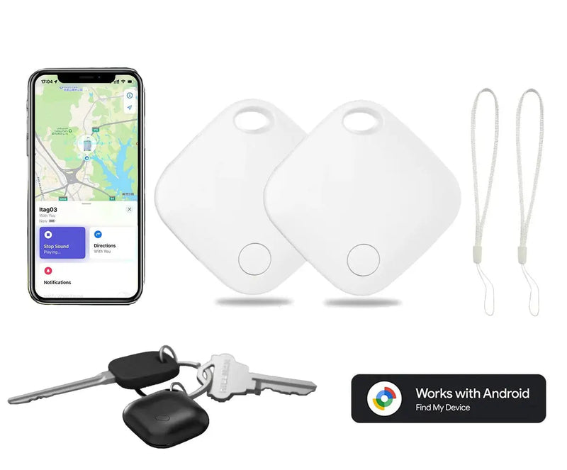 Mini Rastreador GPS iPhone/ Android  SeguraMe – Localizador de Chaves, Mochilas e Objetos