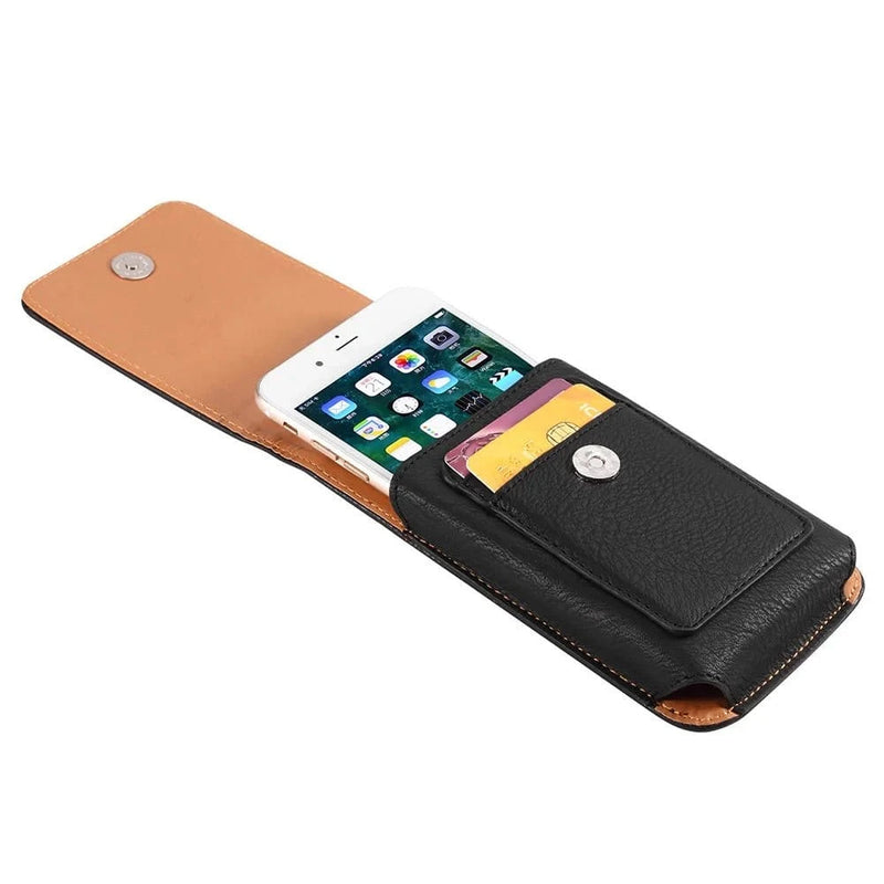 Porta Celular Universal de Couro - DeusJoy.com