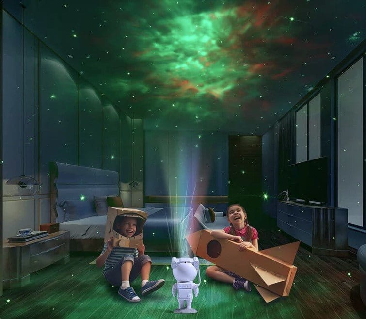 Projetor Astronauta Galaxy - DeusJoy.com