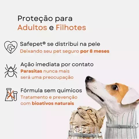 ProtegePet - Colar Anti Pulgas e Carrapatos