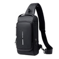 SecureBag Pro | Bolsa de Ombro Antifurto com Carregamento USB - DeusJoy.com