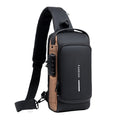 SecureBag Pro | Bolsa de Ombro Antifurto com Carregamento USB - DeusJoy.com