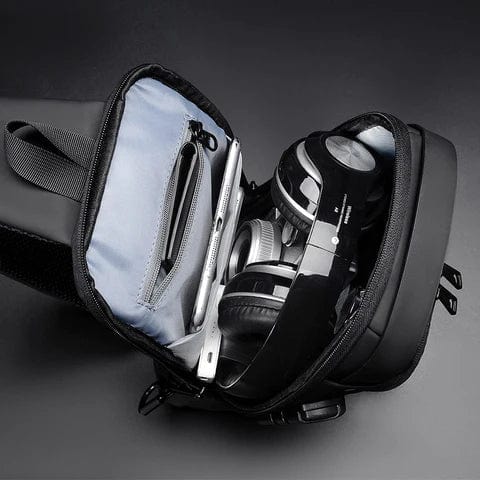 SecureBag Pro | Bolsa de Ombro Antifurto com Carregamento USB - DeusJoy.com