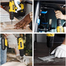 SkyPower - Parafusadeira Furadeira 48V 2 BATERIAS Com Maleta e Acessórios Completo - DeusJoy.com