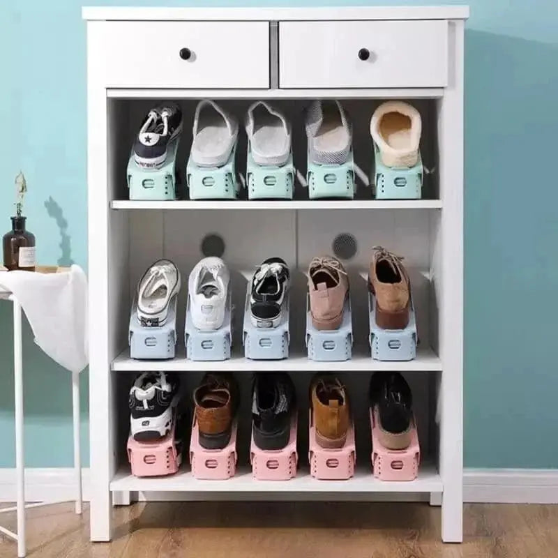 SpaceStep — Organizador Ajustável de Sapatos - DeusJoy.com