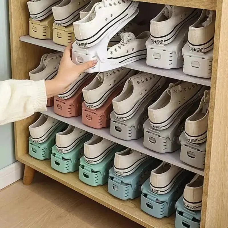 SpaceStep — Organizador Ajustável de Sapatos - DeusJoy.com