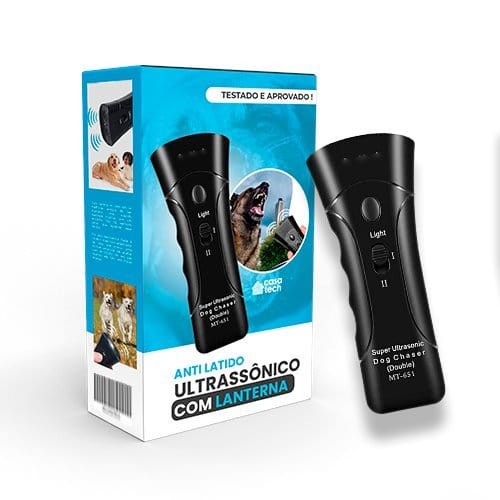 UltraLatido Pró | Aparelho Anti Latido - Adestrador de Cães com Lanterna - DeusJoy.com