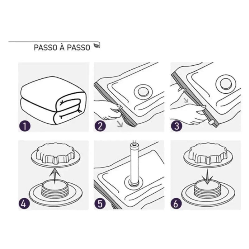 Vacuum Pro – Kit Compactador com Bomba Elétrica - DeusJoy.com