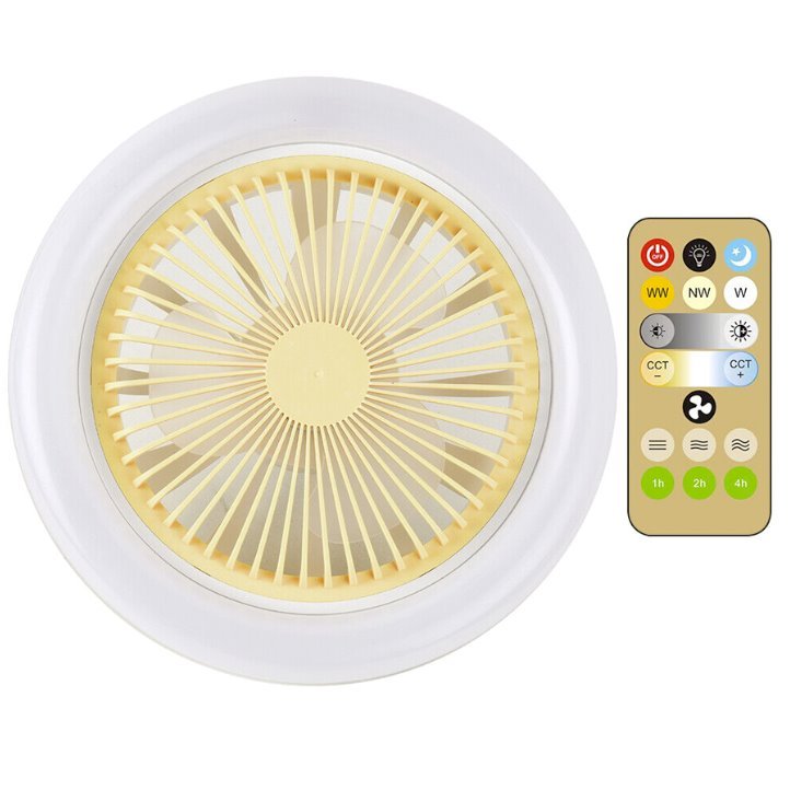 Ventilador de Teto com Luminária Turbo Led - DeusJoy.com