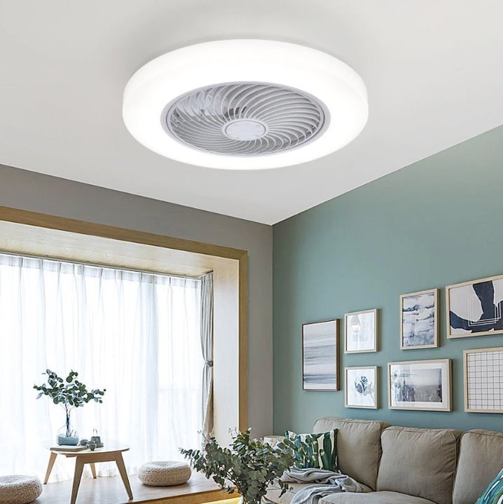 Ventilador de Teto com Luminária Turbo Led - DeusJoy.com