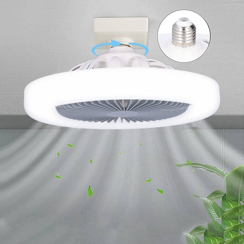 Ventilador de Teto com Luminária Turbo Led - DeusJoy.com